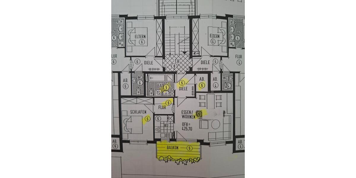 Etagenwohnung Rot am See - 2.5 Zimmer, 63 m&sup2;, 580&euro; | Angebot:26632296