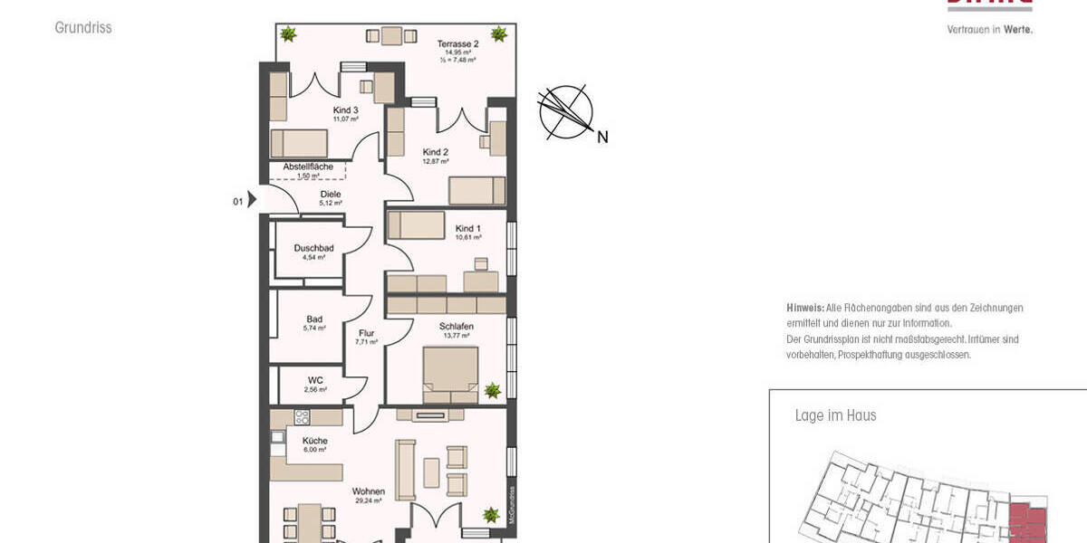 Etagenwohnung Dresden Naußlitz - 5 Zimmer, 125 m&sup2;, 1.830&euro; | Angebot:25741592