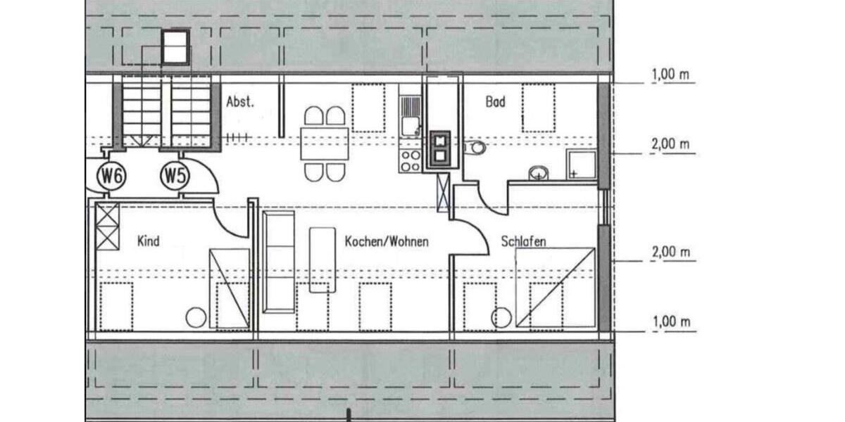 Dachgeschoßwohnung Schwanstetten - 3 Zimmer, 50 m&sup2;, 590&euro; | Angebot:26256516