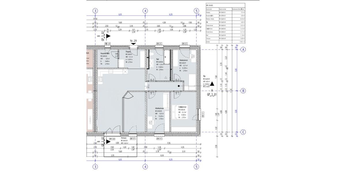 Terrassenwohnung Dummerstorf - 4 Zimmer, 114 m&sup2;, 1.600&euro; | Angebot:25792934