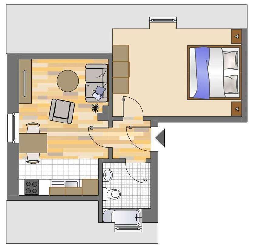 Wohnung zum Mieten in Dortmund 348 € 35.49 m²