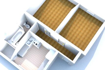 Kirchweg Wilhelmshöher Allee, 2ZKB Dachgeschoss zimmer