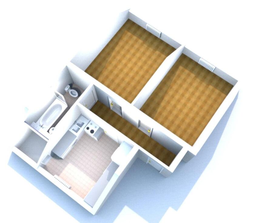 Kirchweg Wilhelmshöher Allee, 2ZKB Dachgeschoss zimmer