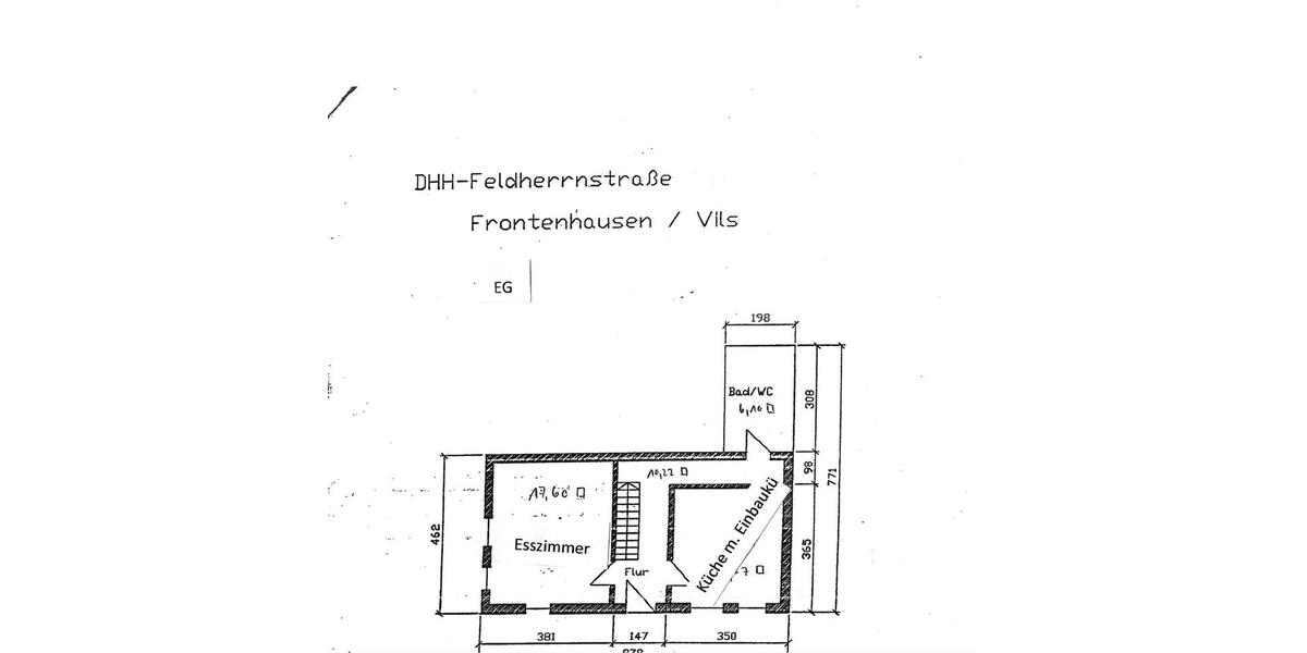 Gewerbeobjekt Frontenhausen - 5 Zimmer, 72 m&sup2;, 460&euro; | Angebot:19620038