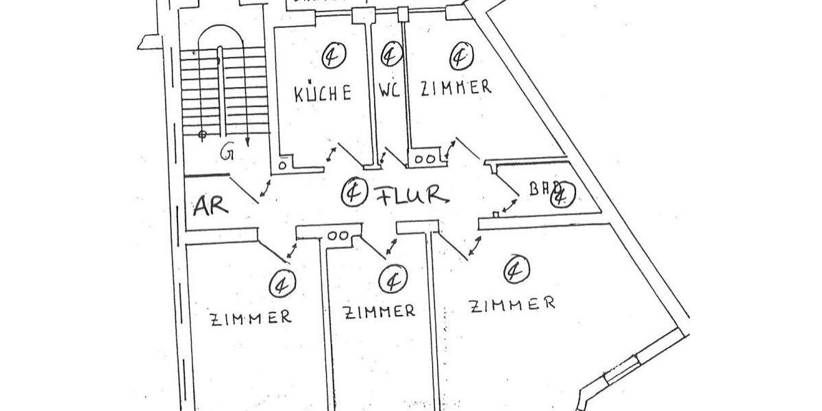 Dachgeschoßwohnung Bamberg Gereuth - 4 Zimmer, 90 m&sup2;, 1.700&euro; | Angebot:26579839