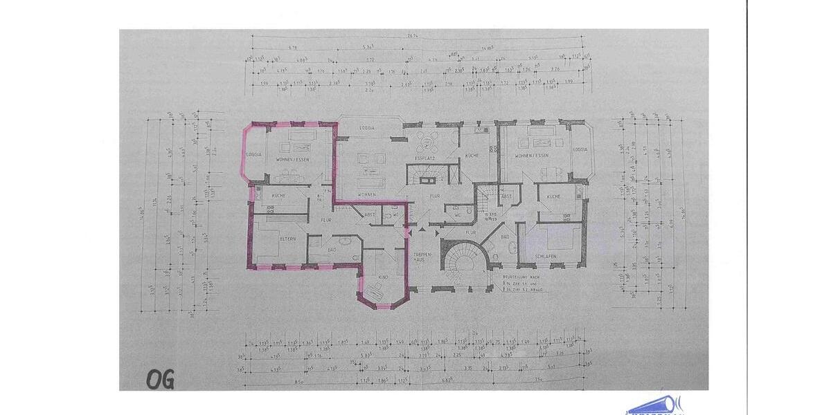 Etagenwohnung Bad Bentheim - 4 Zimmer, 120 m&sup2;, 1.100&euro; | Angebot:24812613
