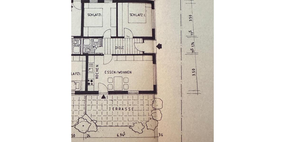 Terrassenwohnung Butjadingen - 1 Zimmer, 63 m&sup2;, 630&euro; | Angebot:23817387