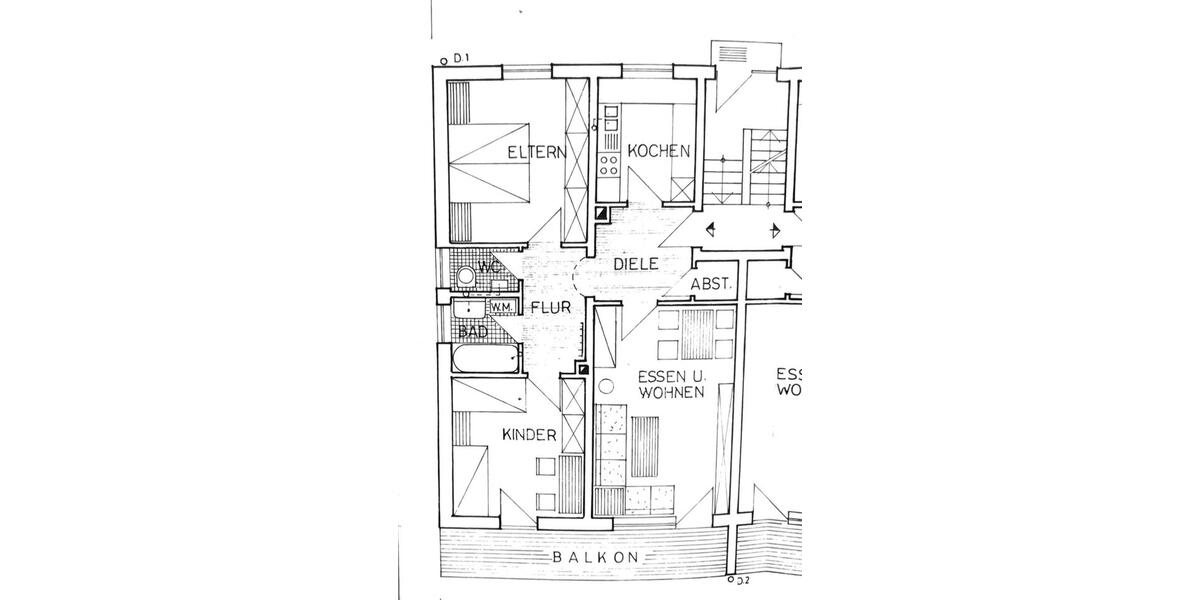Etagenwohnung Waldsassen - 3 Zimmer, 80 m&sup2;, 325&euro; | Angebot:26252356