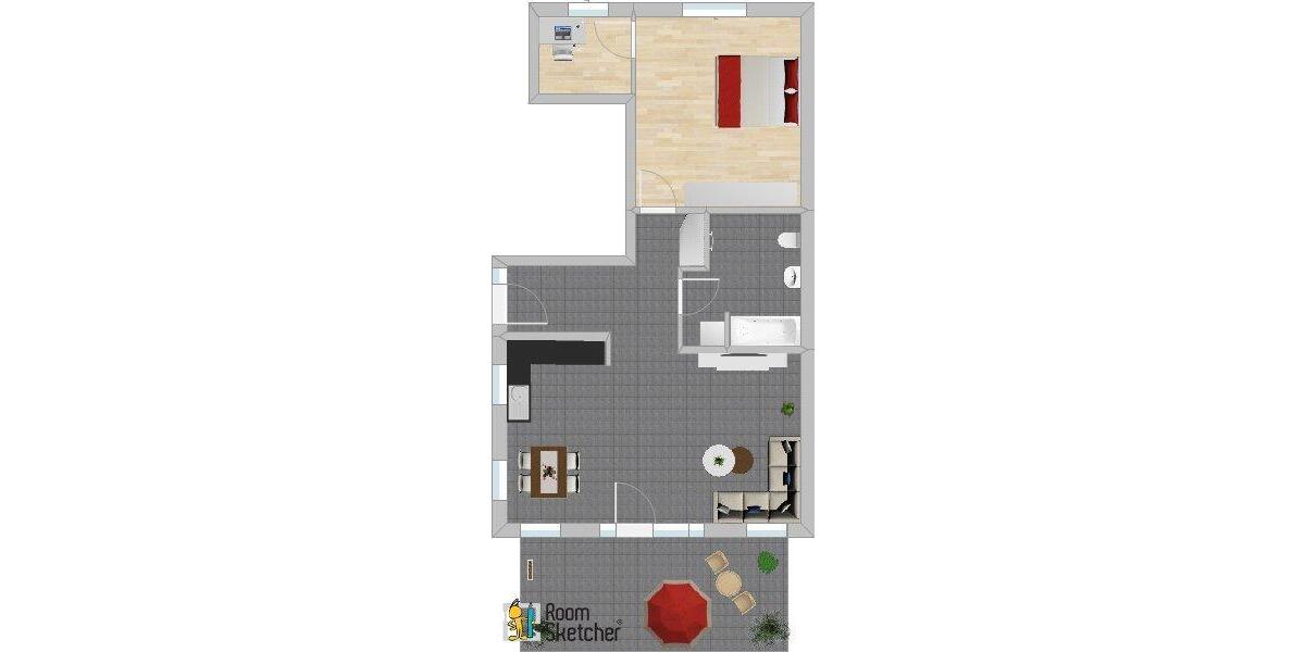 Terrassenwohnung Bad Tölz - 2 Zimmer, 82 m&sup2;, 1.290&euro; | Angebot:26442896