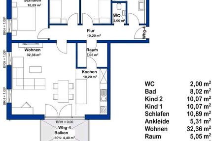 Wohnung Gunzenhausen - 4 Zimmer, 109 m&sup2;, 1.800&euro; | Angebot:26042064