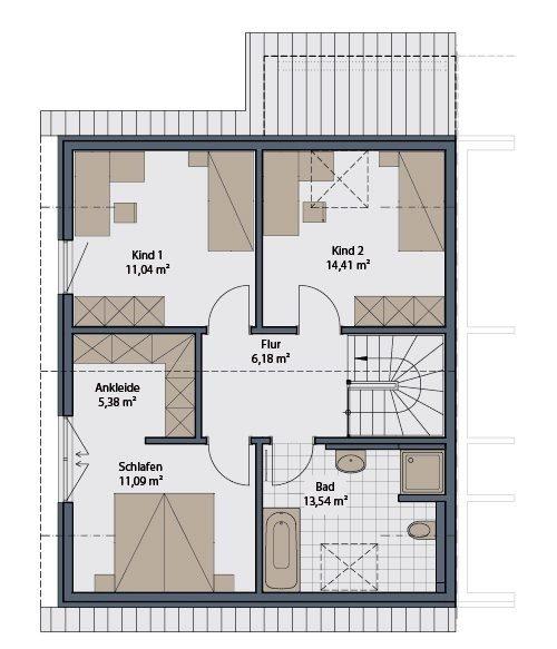 Doppelhaushälfte Frickenhausen - 4 Zimmer, 127 m&sup2;, 1.940&euro; | Angebot:25043231