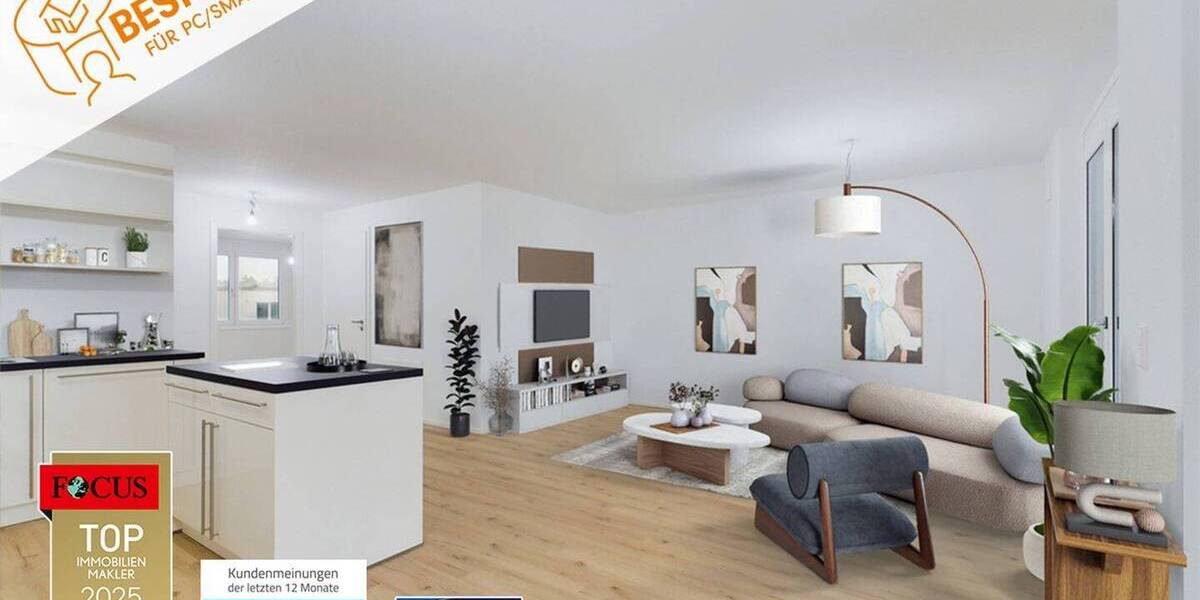 Wohnkomfort pur: Vierzimmerwohnung mit Südbalkon und durchdachtem Wohnkonzept - Neubau! 4 zimmer