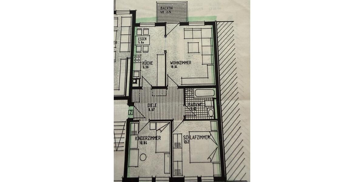 Hochparterre Nürnberg Schnepfenreuth - 3 Zimmer, 67 m&sup2;, 1.020&euro; | Angebot:26699689
