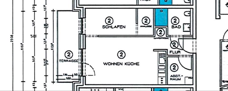 Erdgeschoßwohnung Uplengen - 2 Zimmer, 51 m&sup2;, 600&euro; | Angebot:26366777
