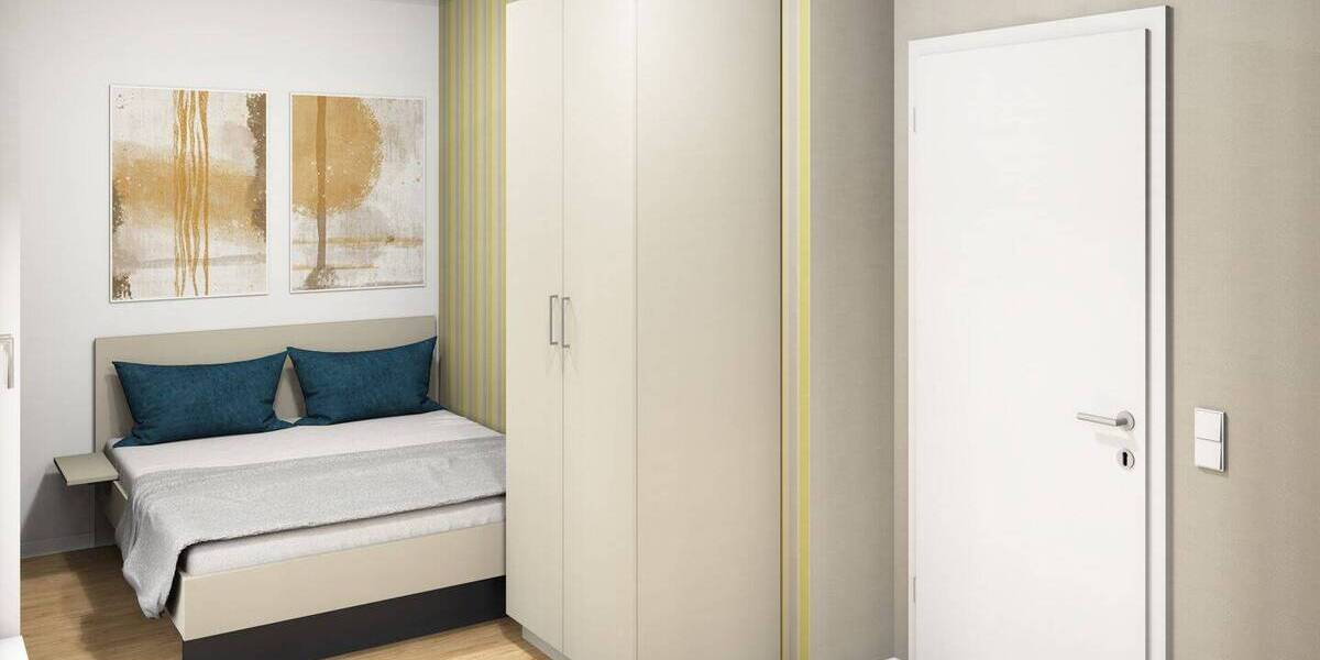 Etagenwohnung Landshut Achdorf - 2 Zimmer, 39 m&sup2;, 860&euro; | Angebot:26607186