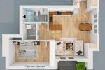 Etagenwohnung Lingen (Ems) Damaschke - 2 Zimmer, 77 m&sup2;, 930&euro; | Angebot:23144367