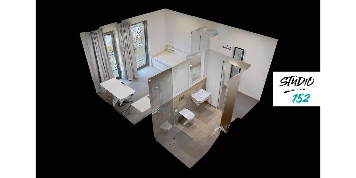 Etagenwohnung Wiesbaden Klarenthal - 1 Zimmer, 23 m&sup2;, 463&euro; | Angebot:26058617
