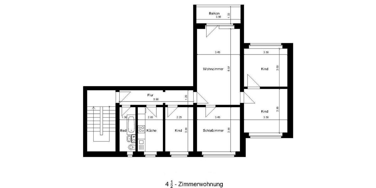 Etagenwohnung Mölln - 2 Zimmer, 52 m&sup2;, 317&euro; | Angebot:24577317