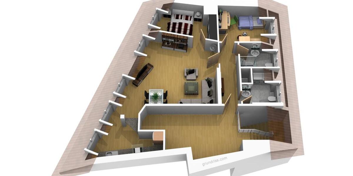 Dachgeschoßwohnung Bautzen - 3 Zimmer, 69 m&sup2;, 580&euro; | Angebot:26536082