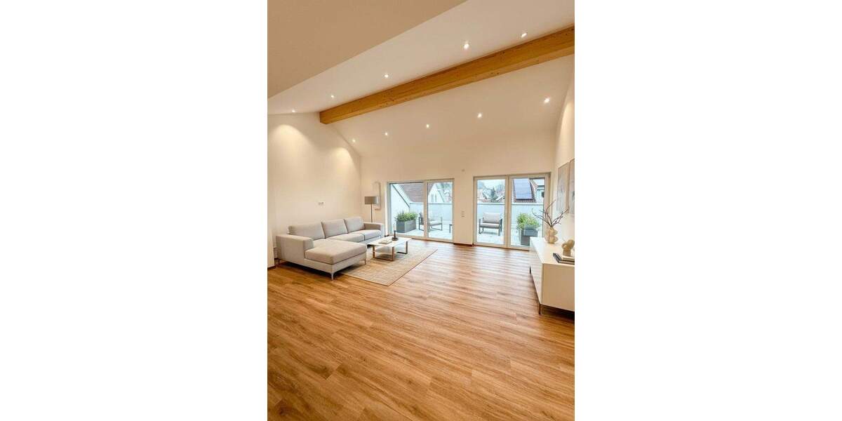 NEUBAU: Exklusive barrierefreie 4-Zim.-DG-Wohnung mit Dachterrasse, Aufzug, Einbauküche sowie TG 4 zimmer