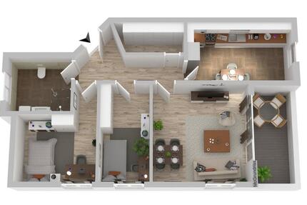 Barkhausen *Nähe Weserstrand *3Z.*Balkon 3 zimmer