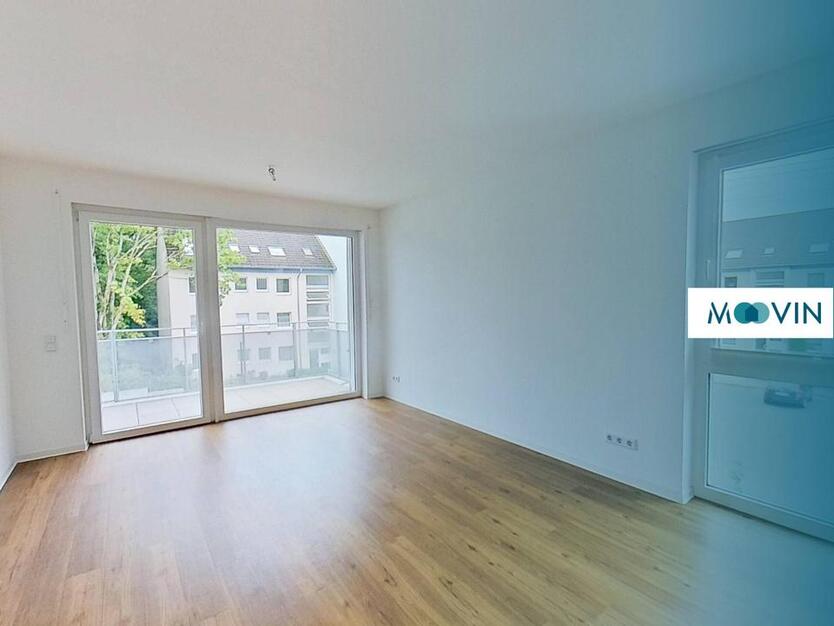 Helle & moderne 2-Zimmer-Wohnung mit großem Balkon und Einbauküche zimmer