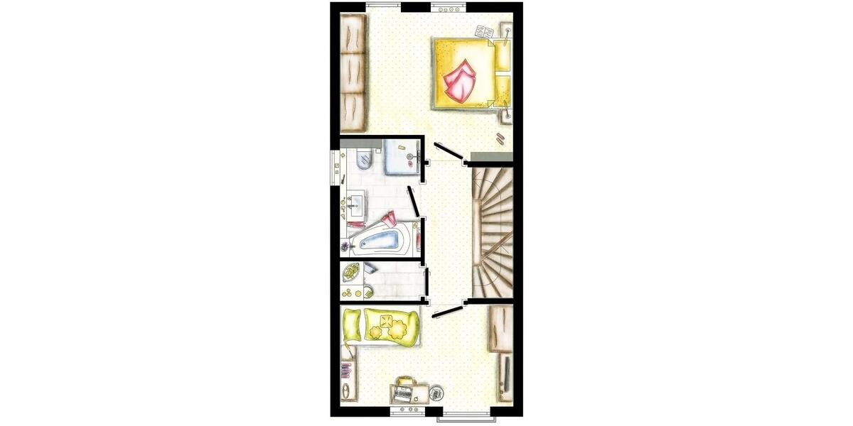 Etagenwohnung Pfedelbach - 5 Zimmer, 117 m&sup2;, 1.430&euro; | Angebot:25081867