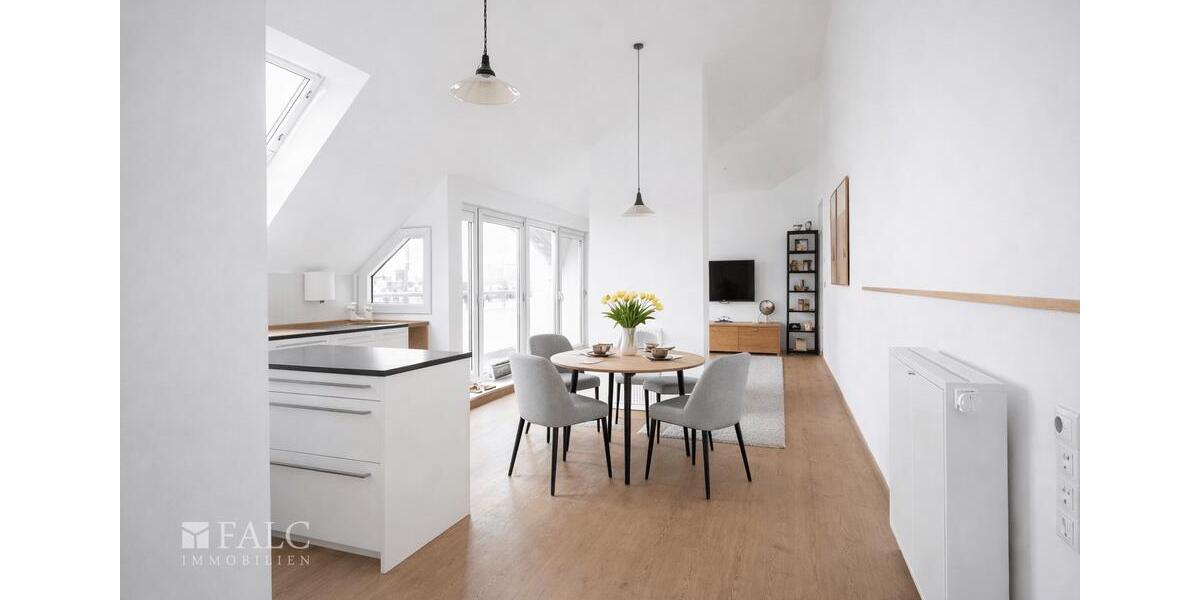 Dachgeschoßwohnung München Ludwigsvorstadt-Isarvorstadt - 2 Zimmer, 105 m&sup2;, 2.830&euro; | Angebot:26313604