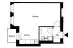 Cityapartment in Top-Lage | EBK | Balkon | kernsanierter Altbau 1 zimmer