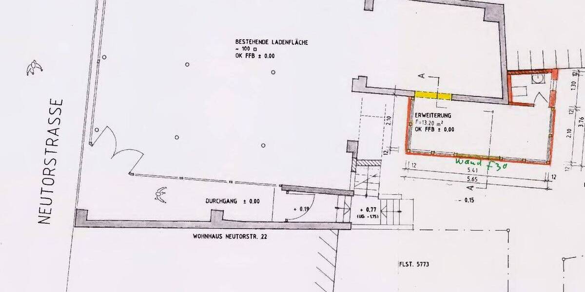 Gewerbeobjekt Breisach am Rhein Breisach - 1 Zimmer, 1.100&euro; | Angebot:25800407