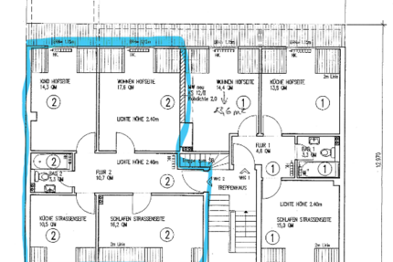 Wohnung Duisburg Ruhrort - 3 Zimmer, 73 m&sup2;, 441&euro; | Angebot:27657147