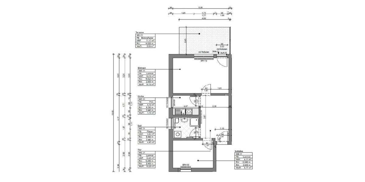 Erdgeschoßwohnung Nossen - 2 Zimmer, 50 m&sup2;, 390&euro; | Angebot:26183320