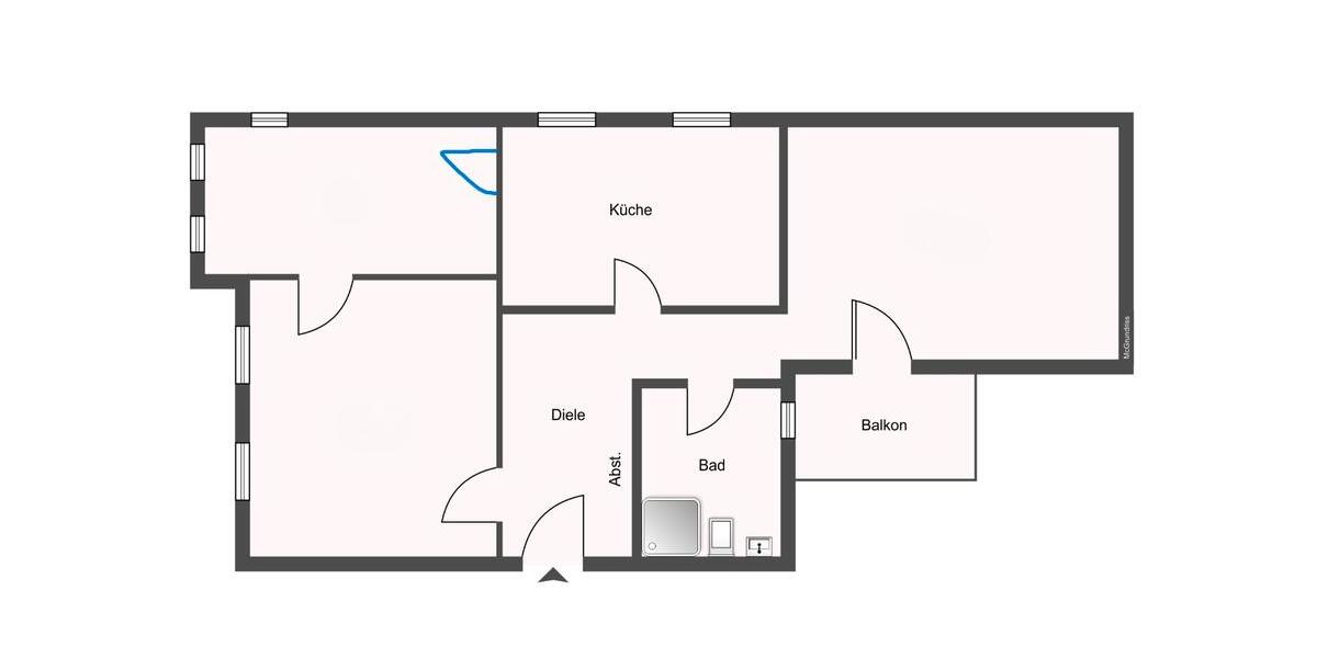 Etagenwohnung Wernigerode - 3 Zimmer, 72 m&sup2;, 576&euro; | Angebot:26251272
