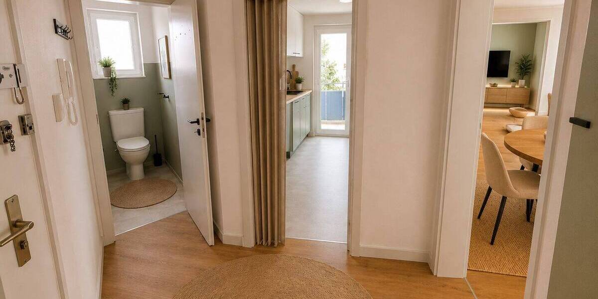 Etagenwohnung Stuttgart Mitte - 3 Zimmer, 63 m&sup2;, 1.210&euro; | Angebot:26806851