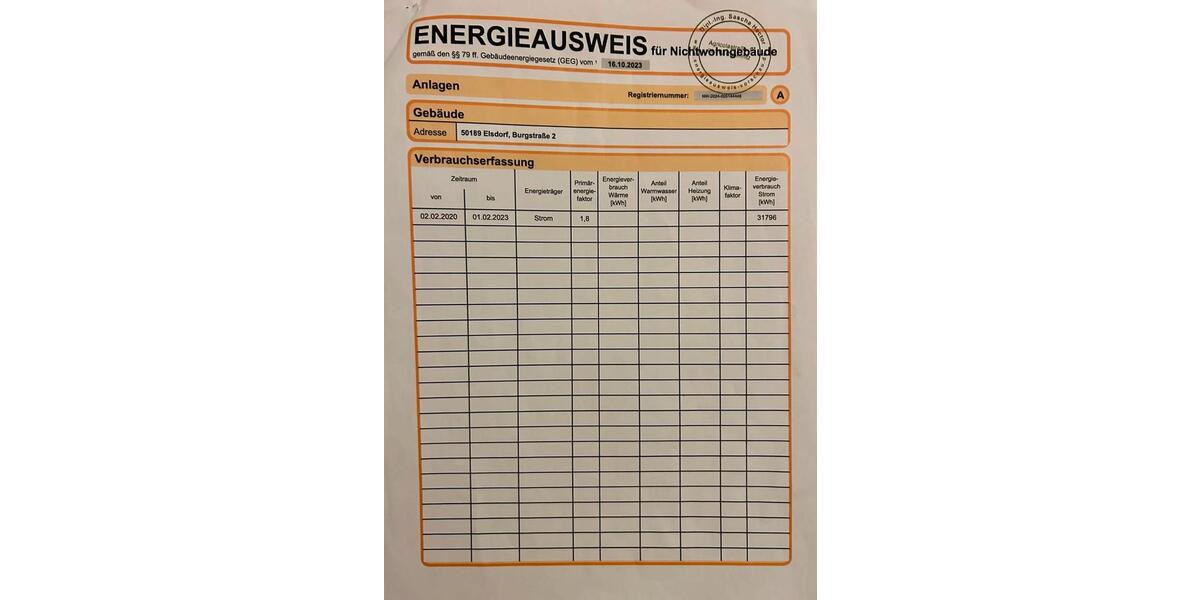 Gewerbeobjekt Elsdorf - 1.630&euro; | Angebot:25854161