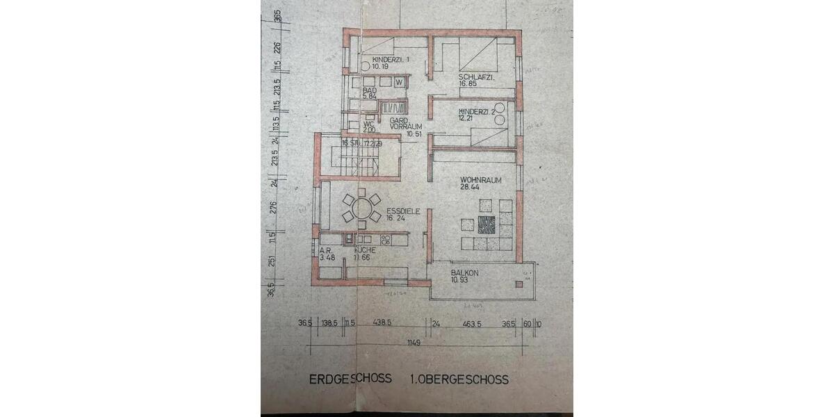 Etagenwohnung Passau Auerbach - 4 Zimmer, 120 m&sup2;, 1.050&euro; | Angebot:26653335