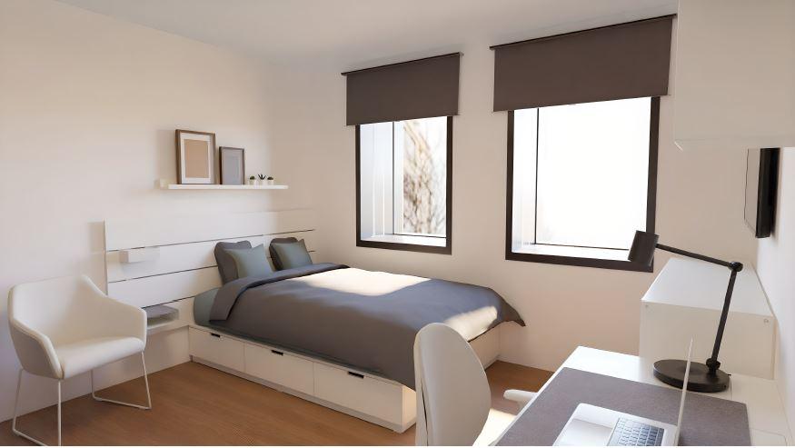 B4b- Ideal für Studierende: Möbliertes WG-Zimmer im City-Neubau – direkt in Aachen 3 zimmer