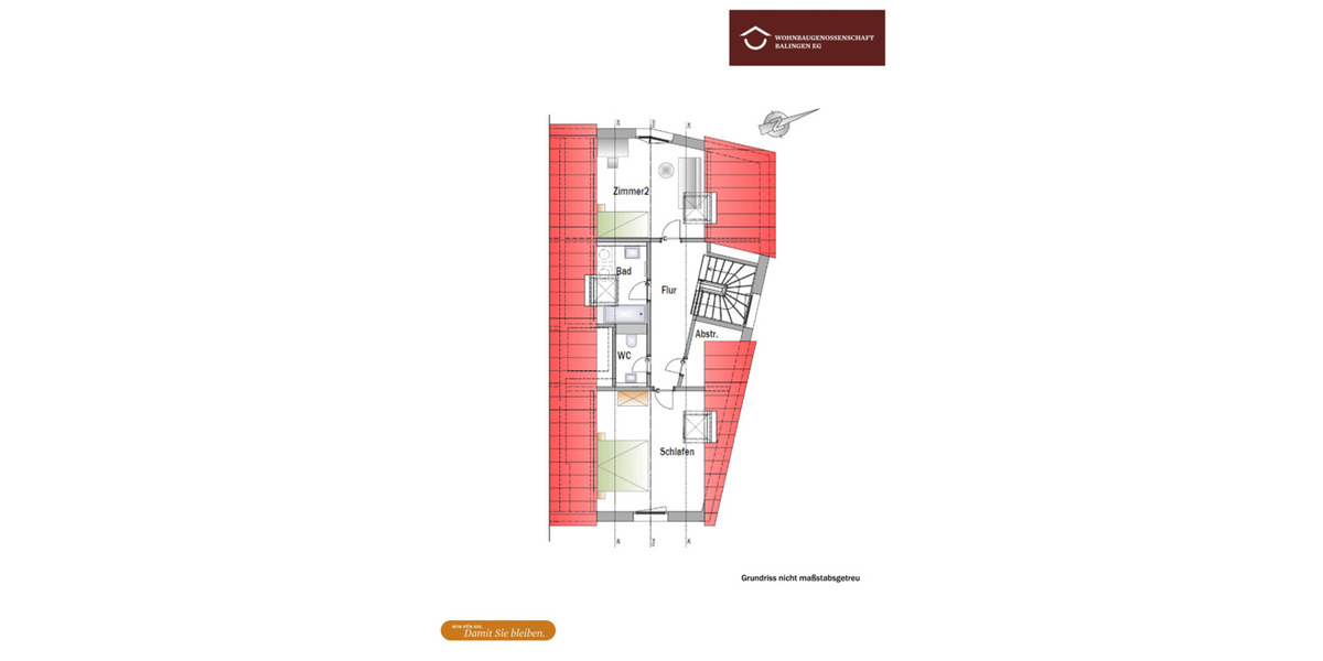 Maisonettenwohnung Balingen - 4 Zimmer, 109 m&sup2;, 1.300&euro; | Angebot:24912689