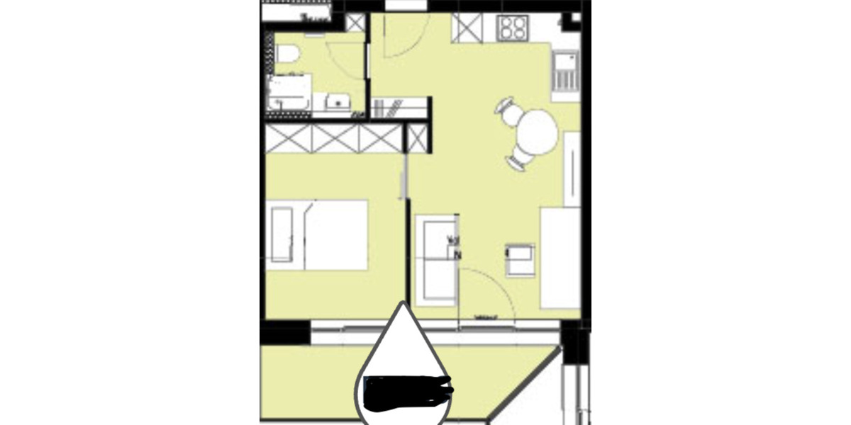 Etagenwohnung Heidelberg Bahnstadt - 2 Zimmer, 40 m&sup2;, 1.201&euro; | Angebot:24637153