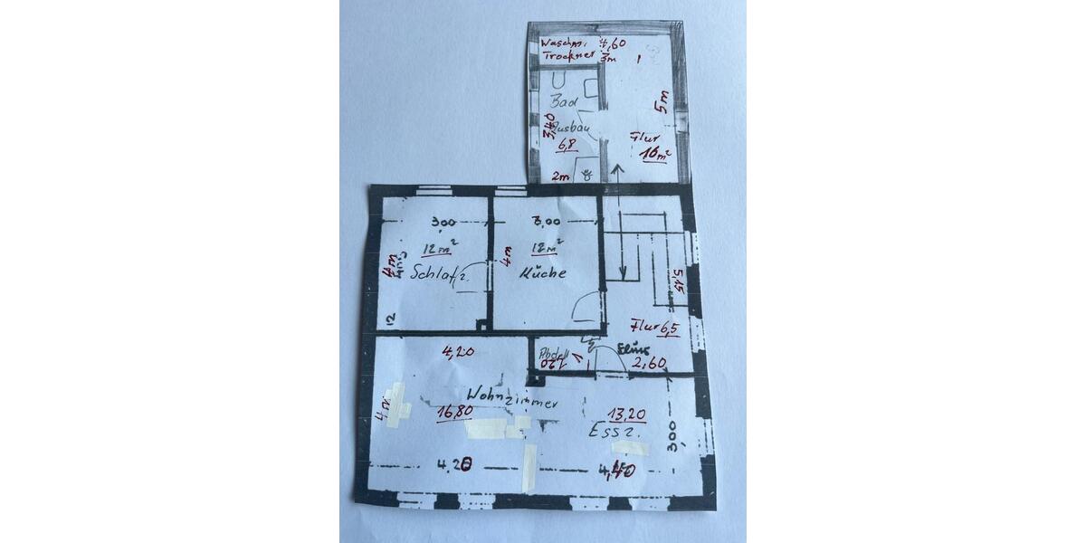 Etagenwohnung Bad Salzuflen Ehrsen-Breden - 4 Zimmer, 130 m&sup2;, 750&euro; | Angebot:26700879