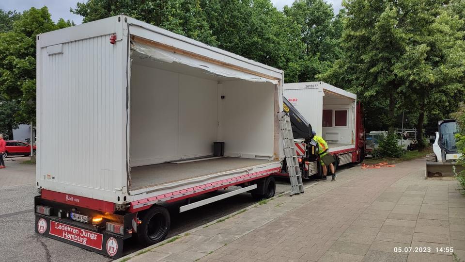 MietContainer für Baustelle, Schlafunterkunft, Büro
