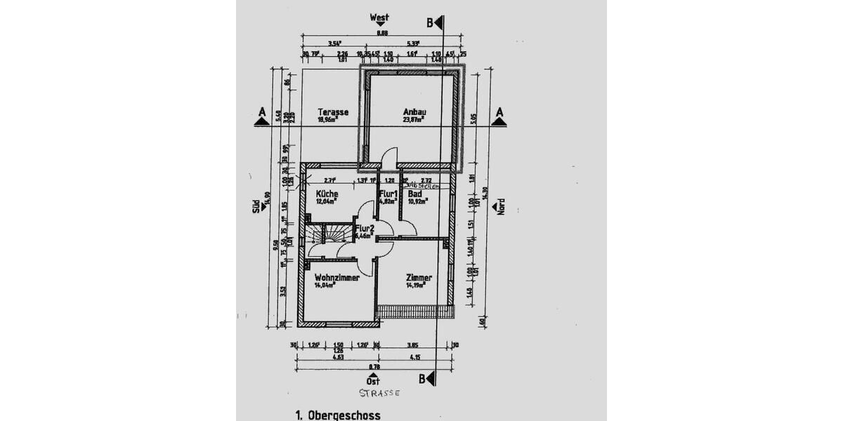 Dachgeschoßwohnung Hamburg Wandsbek - 3 Zimmer, 92 m&sup2;, 1.550&euro; | Angebot:25206676