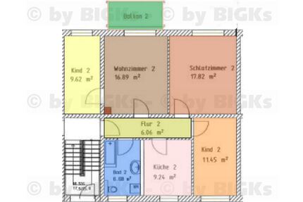 BIGKs - Schleusingen: 4 Raum Wohnung, sep. Küche und Balkon (-;) - Wohnung Schleusingen Schleusingen | Angebot:26989048