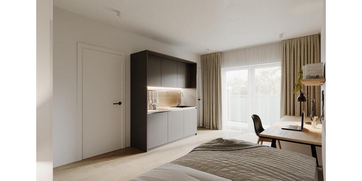 Erdgeschoßwohnung Eching - 1 Zimmer, 27 m&sup2;, 790&euro; | Angebot:23460995