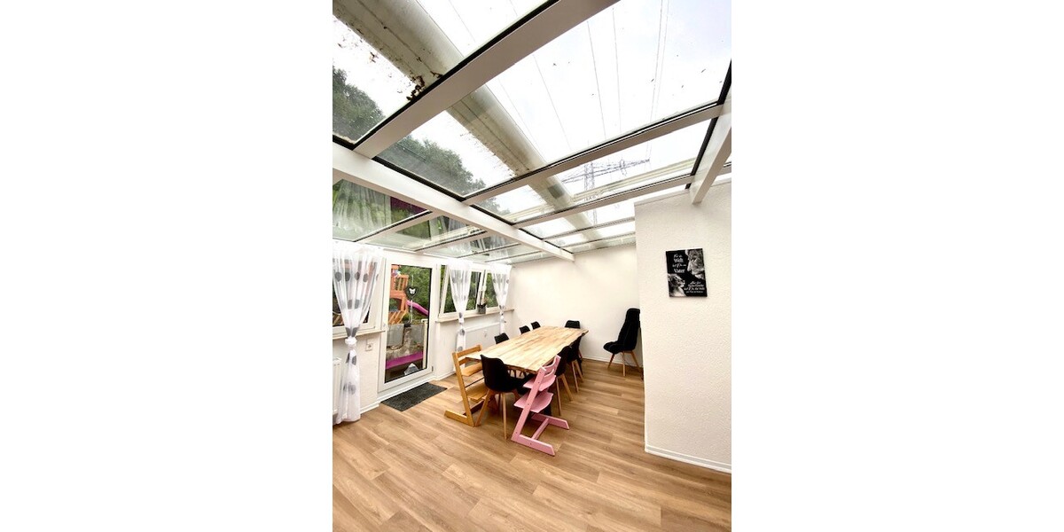 Lichtdurchflutetes wohnen und leben unter "freiem Himmel