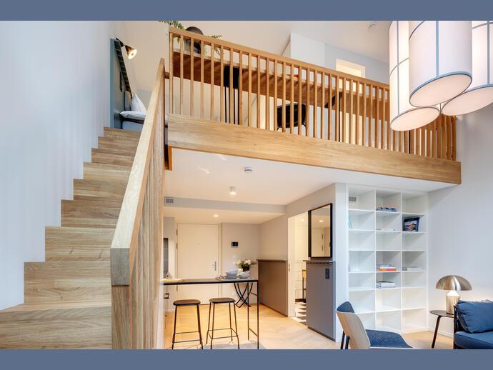 Wohnen auf Zeit München Bogenhausen - 1.5 Zimmer, 55 m&sup2;, 3.190&euro; | Angebot:22593590