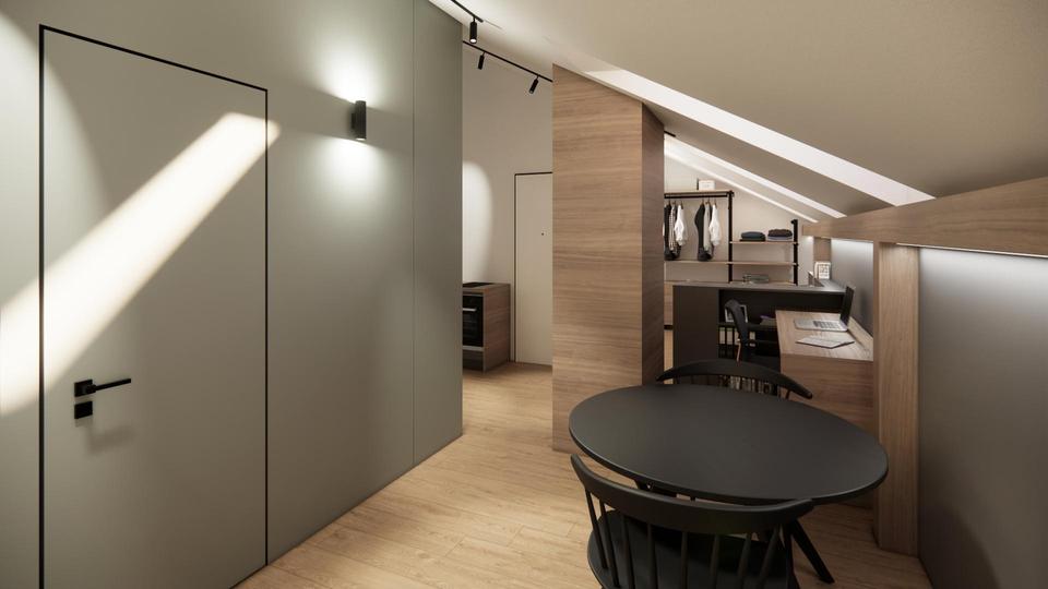 Dachgeschoßwohnung Eichstätt - 1 Zimmer, 41 m&sup2;, 590&euro; | Angebot:23405511