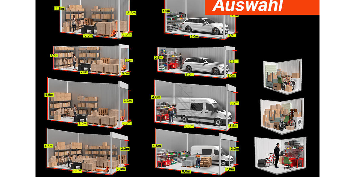 22 m² Lager & Garagen | Sicher, trocken, ohne Mindestmietdauer | Neu in Alzenau | Sofort verfügbar zimmer