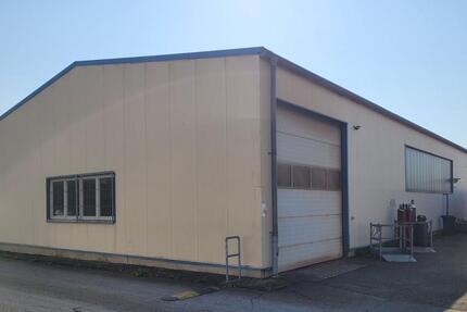 Stahlbauhalle Lagerhalle 460m², beheizt, große Rolltore zimmer