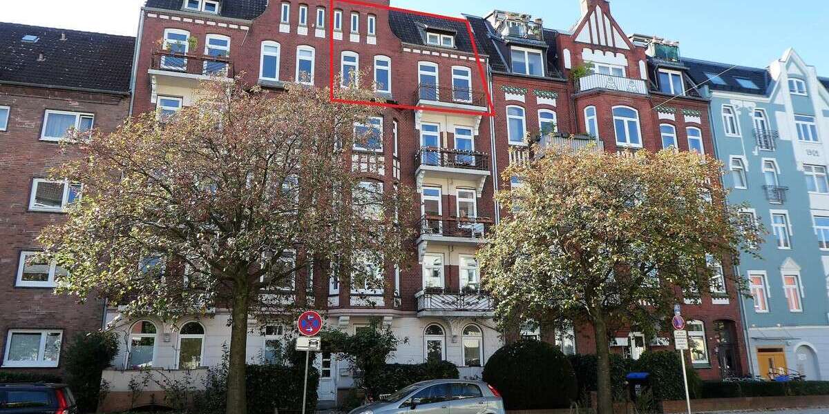 Etagenwohnung Kiel Ravensberg - 4 Zimmer, 142 m&sup2;, 1.550&euro; | Angebot:25810082